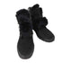 ジミーチュウ JIMMY CHOO  ELBA FLAT  ボンボンファー付 スエード レースアップ ワークブーツ レディース JPN:38